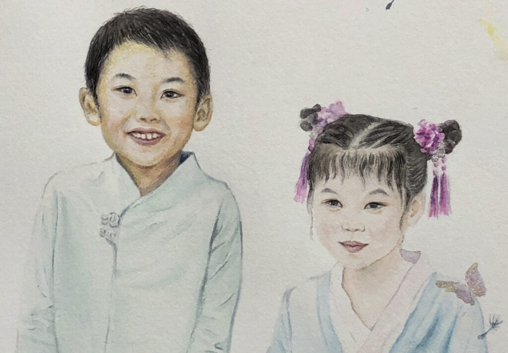 (Watercolor on Paper)