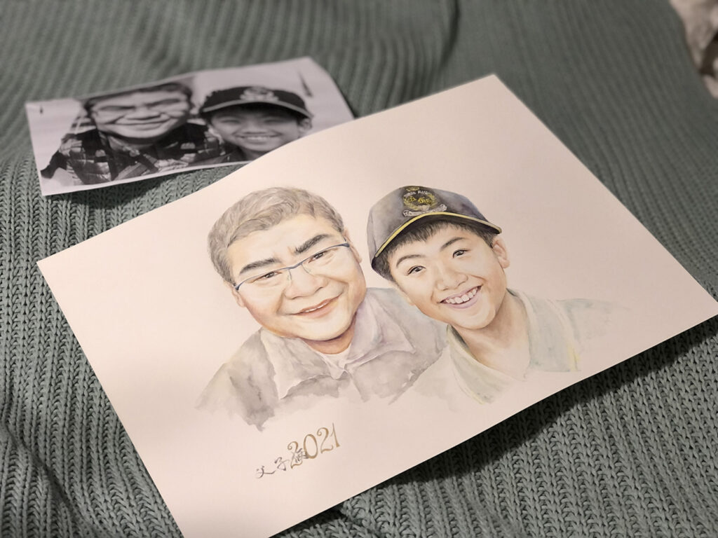 (Watercolor on Paper)