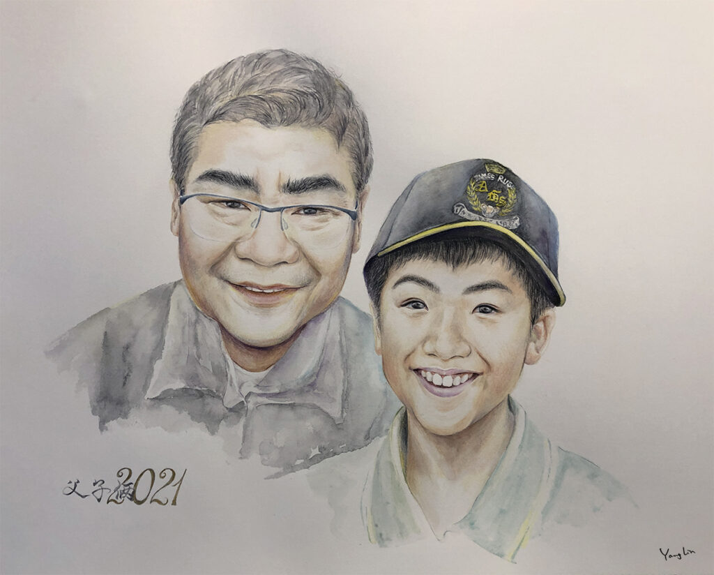 (Watercolor on Paper)