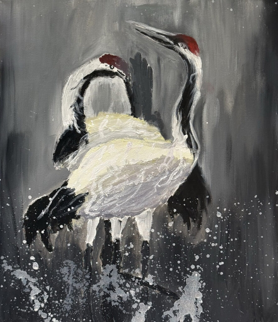 2024_acrylic_paintings_crane_Bernadette