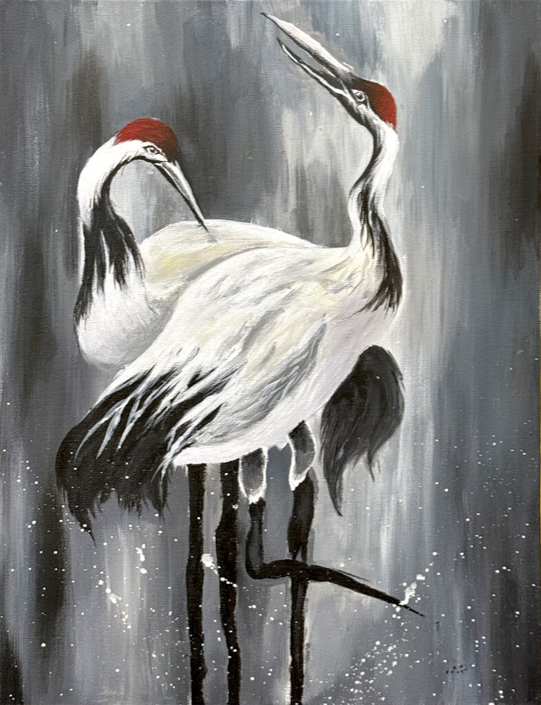2024_acrylic_paintings_crane_Leena